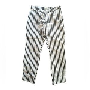 Womens’ H&M Striped Navy & White Dress Pants 12